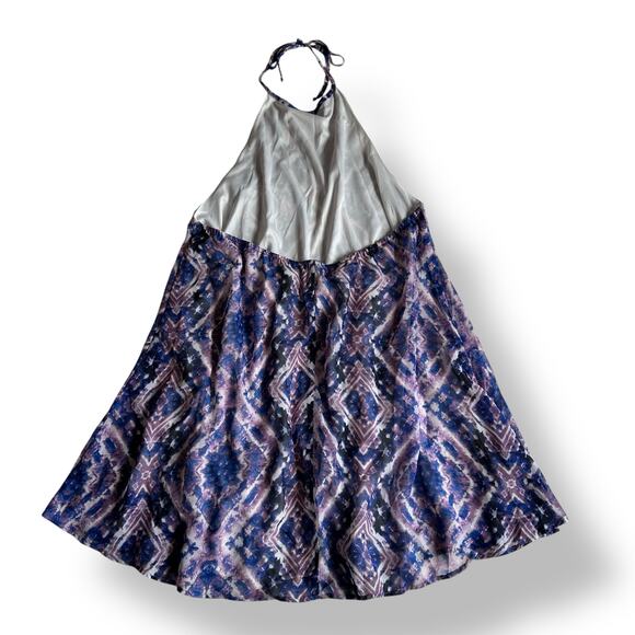 Show Me Your Mumu Purple Haze Katy Halter Mini Dress Womens Size L Boho - Picture 6 of 9
